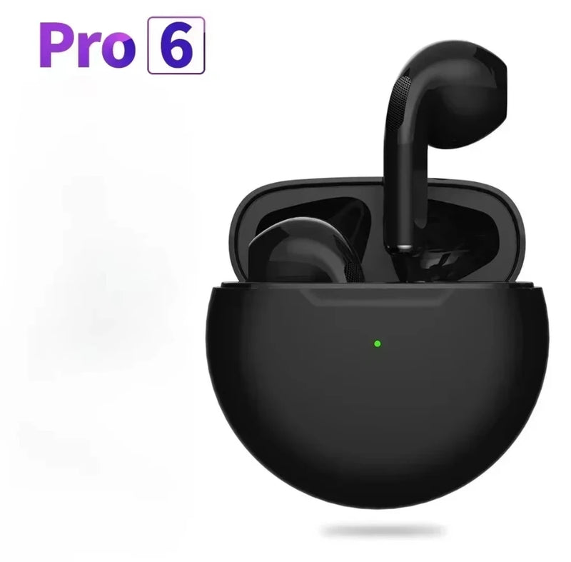 FONE DE OUVIDO TWS  PRO6 - Bluetooth 5.0  Sport Earbuds